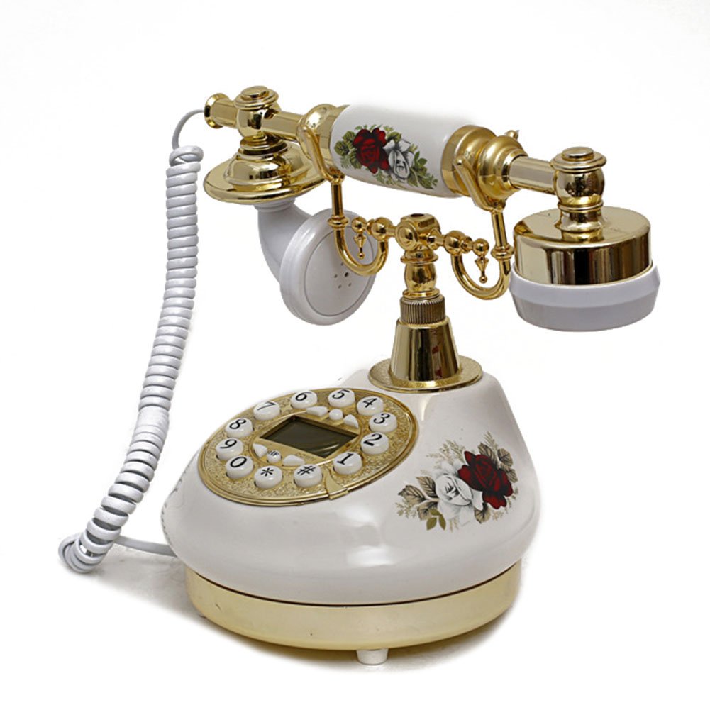 Antique Style Rotary Phone Princess French Style Old Fashioned Handset Telephone TC-503