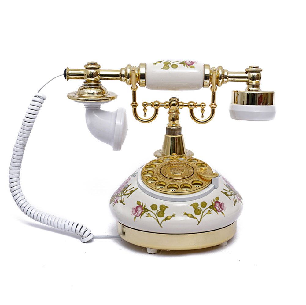 Antique Style Rotary Phone Princess French Style Old Fashioned Handset Telephone TC-501S