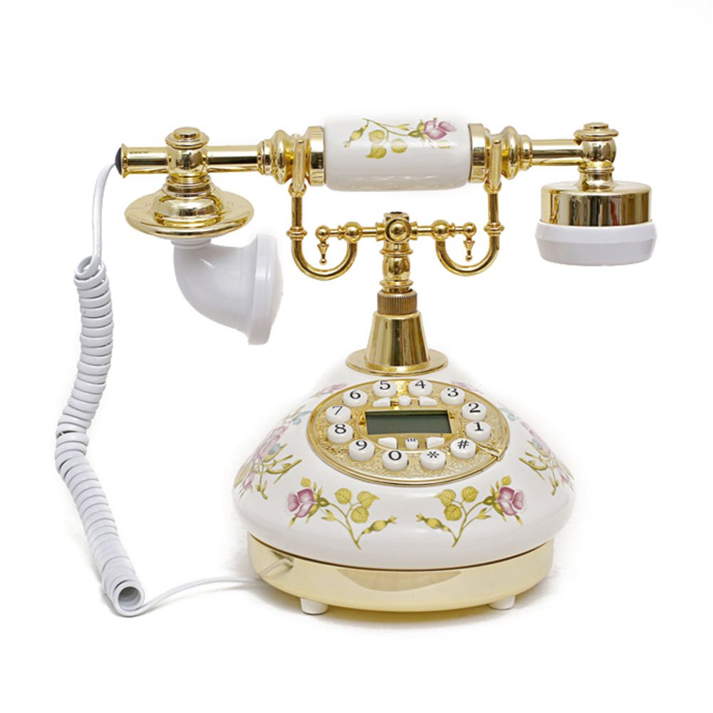 Antique Style Rotary Phone Princess French Style Old Fashioned Handset Telephone TC-501