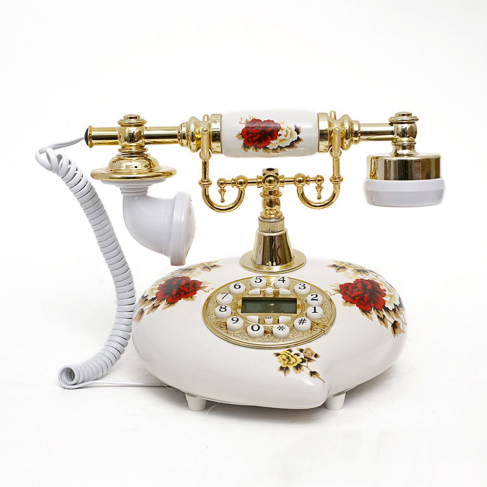 Antique Style Rotary Phone Princess French Style Old Fashioned Handset Telephone TC-508