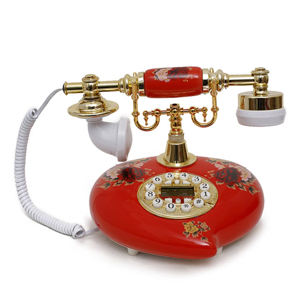 Antique Style Rotary Phone Princess French Style Old Fashioned Handset Telephone TC-508