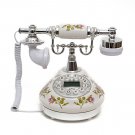 Antique Style Rotary Phone Princess French Style Old Fashioned Handset Telephone  TC-501silver