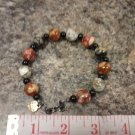 048 Handmade Multicolor Agate Beaded Bracelet