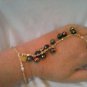 075 Unique multicolored Slave bracelet and earrings