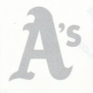 Oakland Athletics A's 2 inch reflective fire helmet decal sticker yeti window