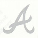 Atlanta Braves 2 inch reflective fire helmet decal sticker yeti window