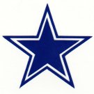 REFLECTIVE Dallas Cowboys decal sticker various sizes up to 12 inches