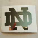 GOLD MIRROR Notre Dame Fighting Irish ND 2 inch decal fire helmet sticker RTIC