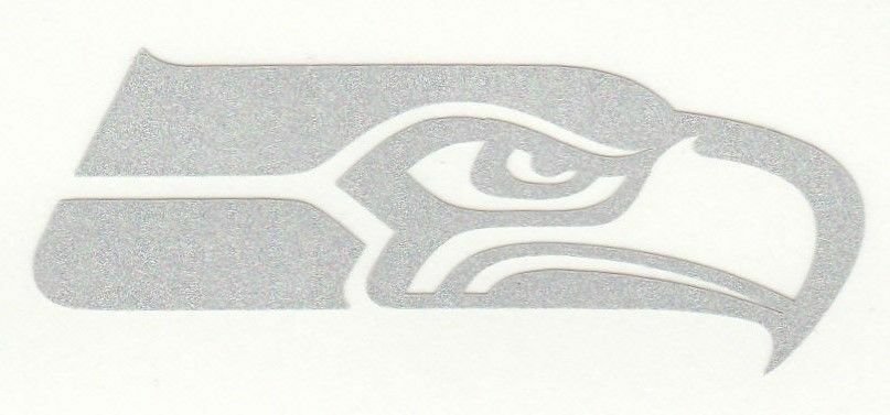 REFLECTIVE Seattle Seahawks fire helmet decal sticker up to 12 inches