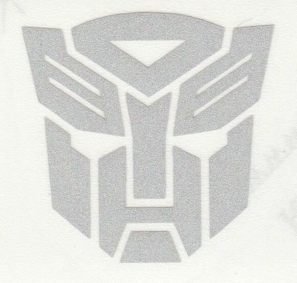 REFLECTIVE Transformers Autobot Decal Sticker fire helmet window RTIC
