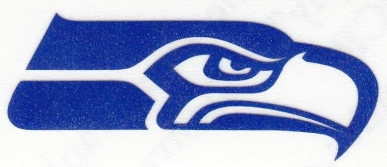 REFLECTIVE Seattle Seahawks fire helmet motorcycle hard hat decal sticker RTIC