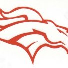 REFLECTIVE Denver Broncos fire helmet motorcycle hard hat decal sticker RTIC
