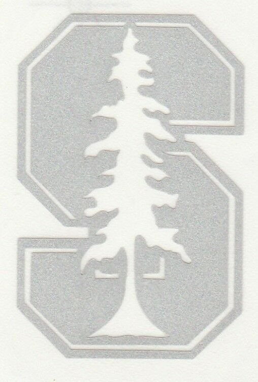 REFLECTIVE Stanford Cardinal 2 inch fire helmet hard hat decal sticker RTIC