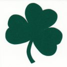REFLECTIVE Notre Dame Fightin Irish shamrock 1.75 inch fire helmet decal sticker
