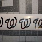 CHROME Vinyl Washington Nationals fire helmet decal sticker RTIC up to 12 inches