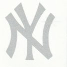 REFLECTIVE New York Yankees NY fire helmet decal sticker up to 12 inches