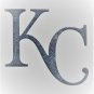 CHROME Vinyl Kansas City Royals fire helmet decal sticker RTIC up to 12 inches