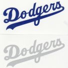 REFLECTIVE Los Angeles Dodgers script decal sticker up to 12 inches LA