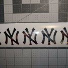 CHROME Vinyl New York Yankees fire helmet decal sticker RTIC up to 12 inches