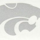 REFLECTIVE Kansas State Wildcats fire helmet decal sticker up to 12 inches