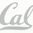 REFLECTIVE Cal Bears 2 inch helmet decal stickert RTIC