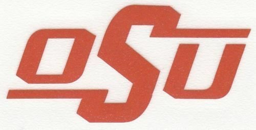 REFLECTIVE Oklahoma State Cowboys fire helmet decal sticker up to 12 inches