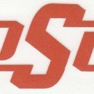 REFLECTIVE Oklahoma State Cowboys fire helmet decal sticker up to 12 inches