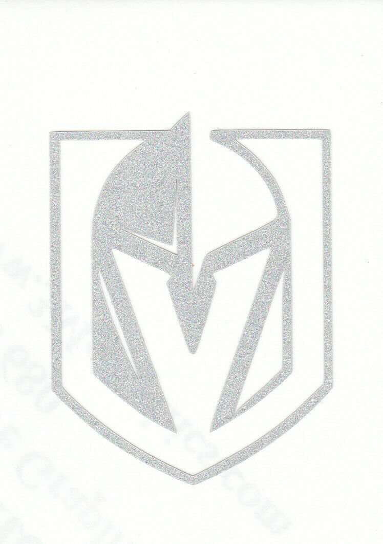REFLECTIVE Las Vegas Golden Knights fire helmet decal sticker up to 12 inches
