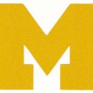 REFLECTIVE Michigan Wolverines fire helmet decal sticker RTIC hardhat