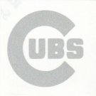 REFLECTIVE Chicago Cubs fire helmet decal sticker up to 12 inches