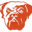 REFLECTIVE Cleveland Browns fire helmet decal sticker up to 12 inches