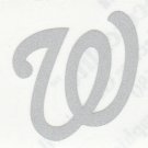 REFLECTIVE Washington Nationals fire helmet decal sticker up to 12 inches