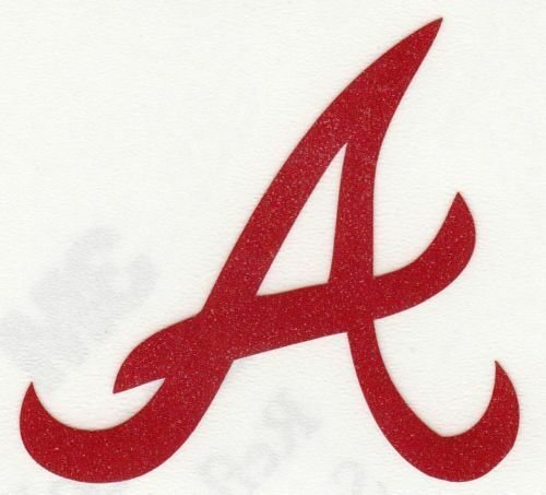 REFLECTIVE Atlanta Braves fire helmet decal sticker up to 12 inches