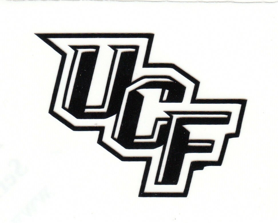 REFLECTIVE  UCF Knights 2.5 inch fire helmet hard hat decal sticker RTIC