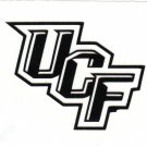 REFLECTIVE  UCF Knights 2.5 inch fire helmet hard hat decal sticker RTIC