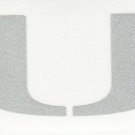 REFLECTIVE Miami Hurricanes fire helmet decal sticker up to 12 inches