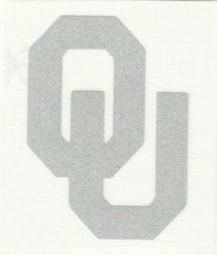 REFLECTIVE Oklahoma Sooners fire helmet decal sticker up to 12 inches
