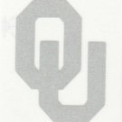REFLECTIVE Oklahoma Sooners fire helmet decal sticker up to 12 inches
