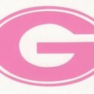Pink Georgia Bulldogs helmet car window RTIC decal sticker up to 12 inches