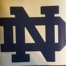 REMOVABLE Notre Dame Fighting Irish vinyl ND man cave window wall tailgate