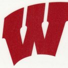 REFLECTIVE Wisconsin Badgers 2 inch fire helmet decal sticker RTIC hard hat