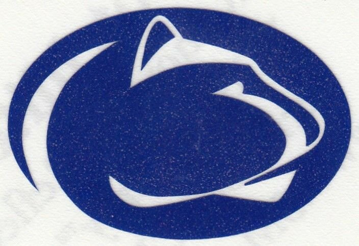 REFLECTIVE Penn State Nittany Lions 2 inch helmet decal sticke RTIC