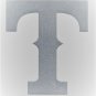 CHROME Vinyl Texas Rangers fire helmet decal sticker RTIC up to 12 inches
