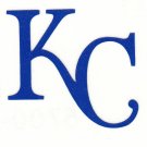 REFLECTIVE Kansas City Royals KC 2 inch fire helmet decal sticker RTIC window