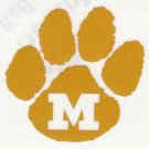 REFLECTIVE Missouri Tigers 2 inch fire helmet hard hat decal sticker RTIC
