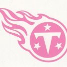 Pink Tennessee Titans helmet car window RTIC rtic decal sticker up to 12 inches
