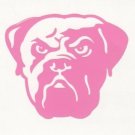 Pink Cleveland Browns helmet car window RTIC decal sticker up to 12 inches