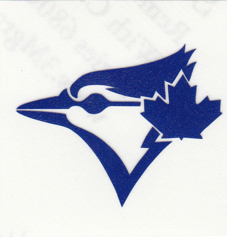 REFLECTIVE Toronto Blue Jays fire helmet decal sticker RTIC window hard hat