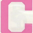 Pink Cleveland Indians fire helmet window decal sticker up to 12 inches