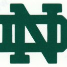 REFLECTIVE Notre Dame Fighting Irish 2 inch ND fire helmet decal sticker